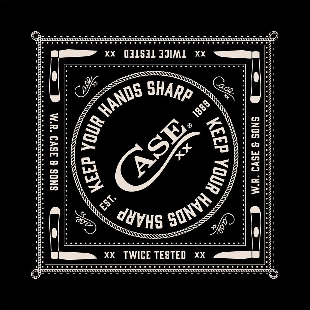 Black and White Bandana