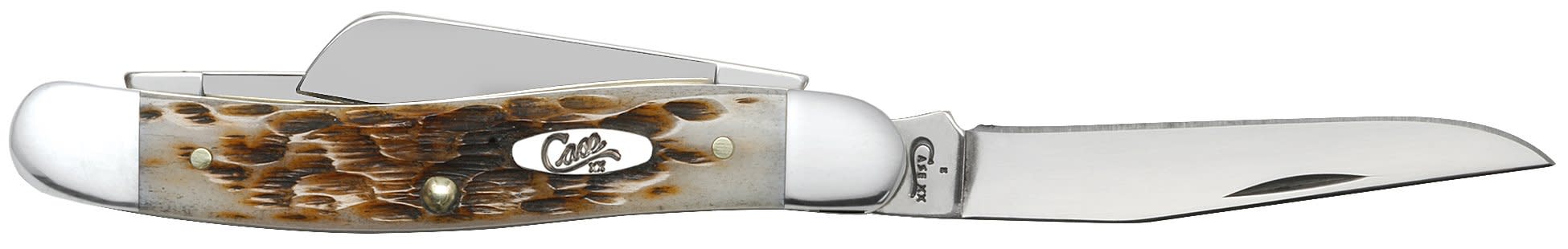 Peach Seed Jig Amber Bone Medium Stockman 5 Peach Seed Jig Amber Bone Medium Stockman