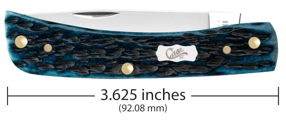 Pocket Worn® Peach Seed Jig Mediterranean Blue Bone Sod Buster® Jr
