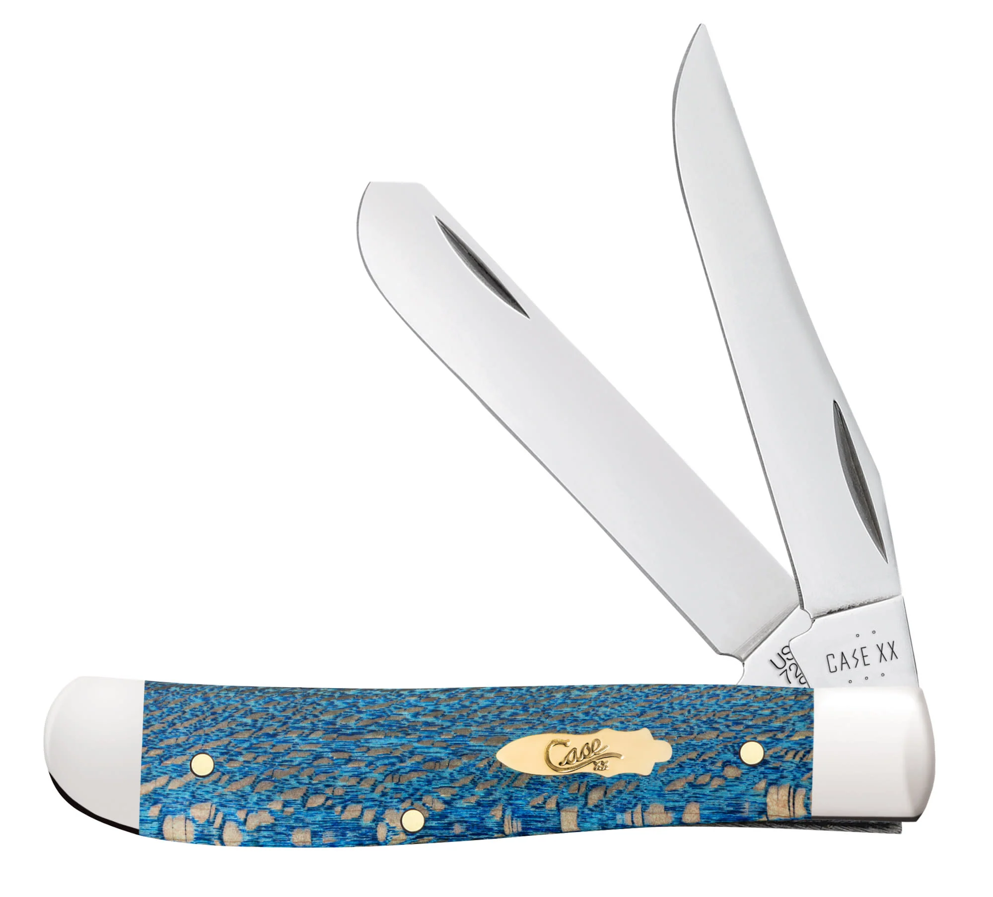 Smooth Blue Sycamore Wood Mini Trapper