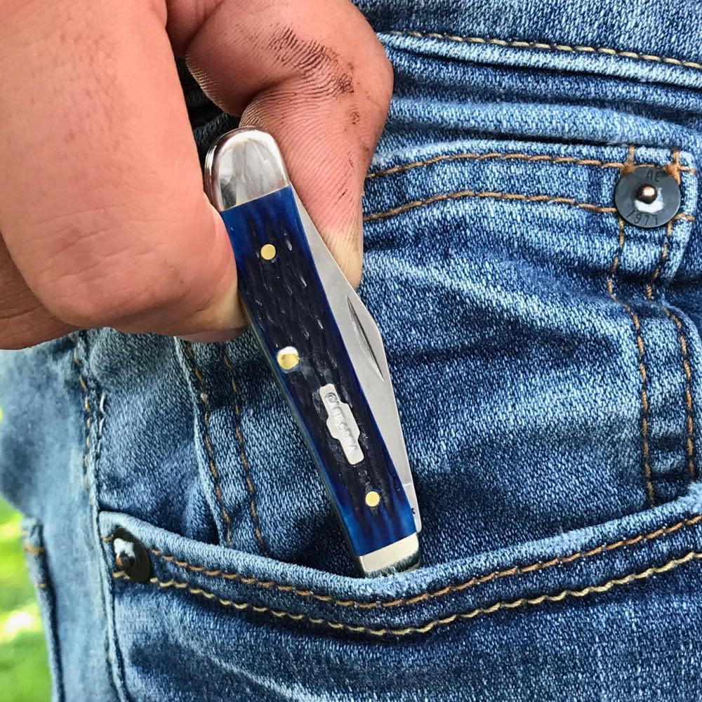 Rogers Corn Cob Jig Blue Bone Peanut