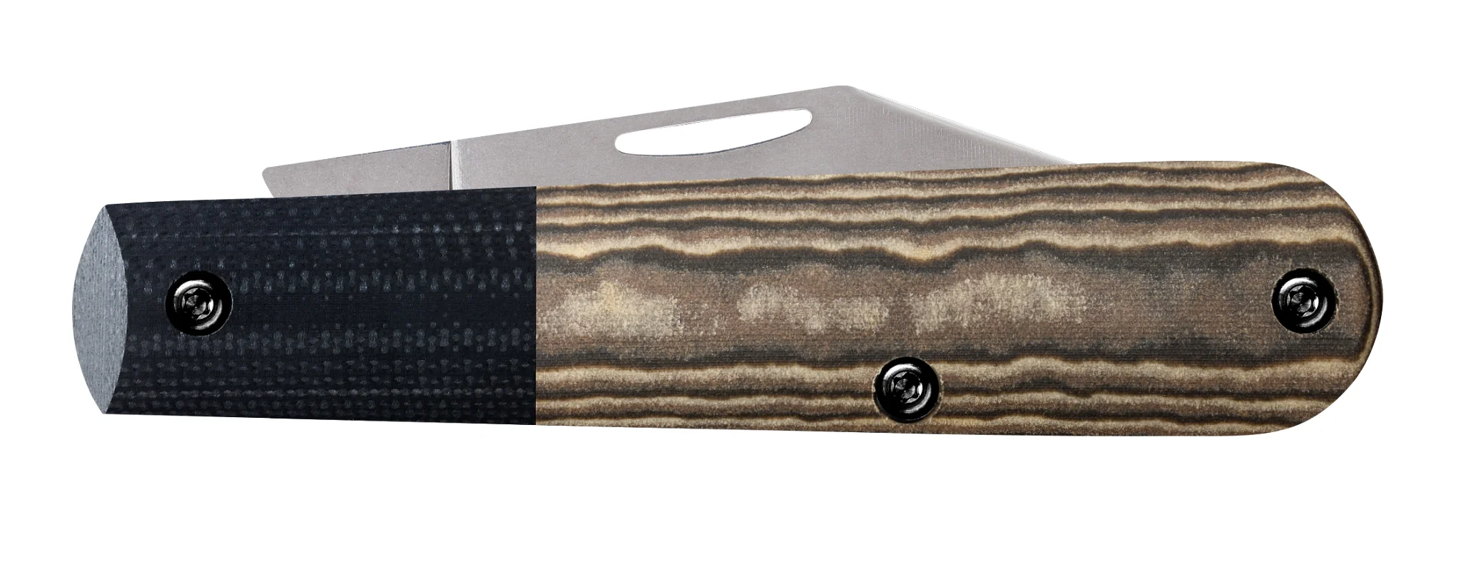 Crossroads™ Smooth Luna Richlite® w/Black G-10 XR Barlow 4 Crossroads™ Smooth Luna Richlite® w/Black G-10 XR Barlow