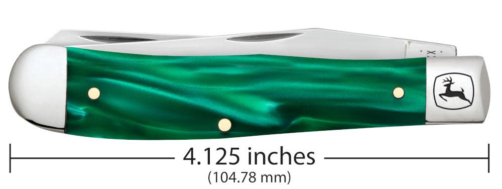 John Deere Smooth Green Pearl Kirinite® Trapper 3 John Deere Smooth Green Pearl Kirinite® Trapper