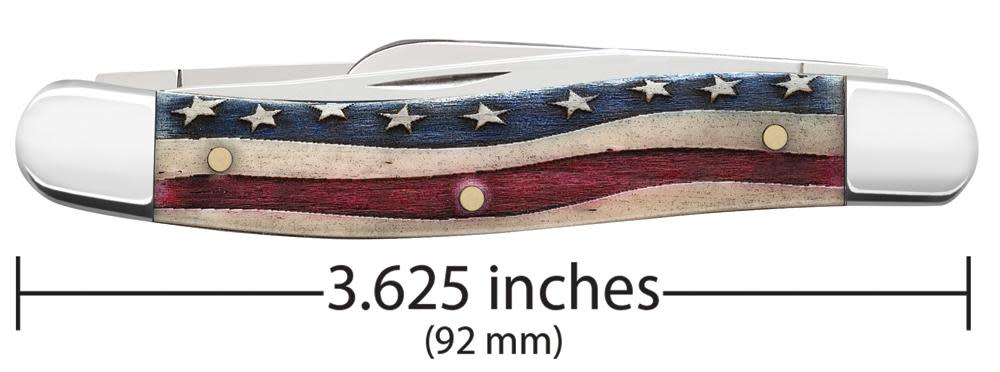 Star Spangled Series Embellished Smooth Natural Bone Medium Stockman