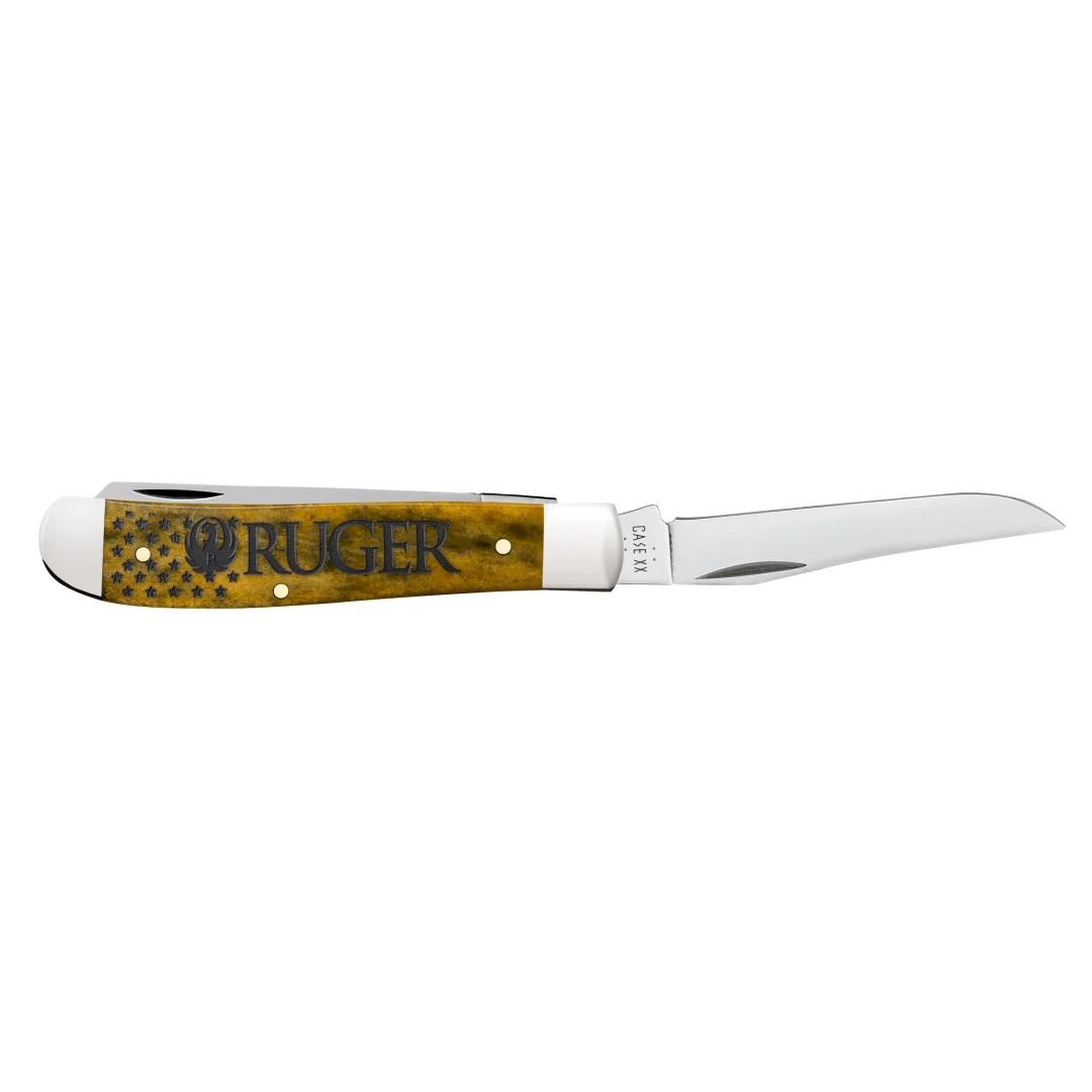 Ruger - Smooth Olive Green Bone Mini Trapper w/ Gift Tin 4 Ruger - Smooth Olive Green Bone Mini Trapper w/ Gift Tin