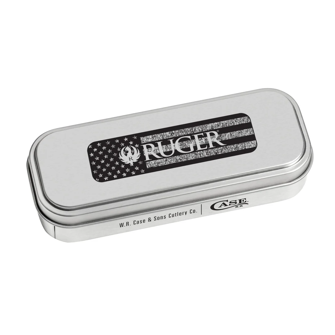 Ruger - Smooth Olive Green Bone Mini Trapper w/ Gift Tin 6 Ruger - Smooth Olive Green Bone Mini Trapper w/ Gift Tin