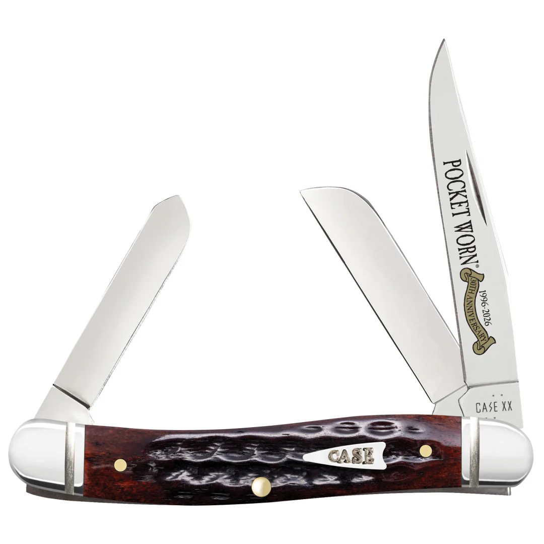 Pocket Worn® Corn Cob Jig Mahogany Bone Medium Stockman