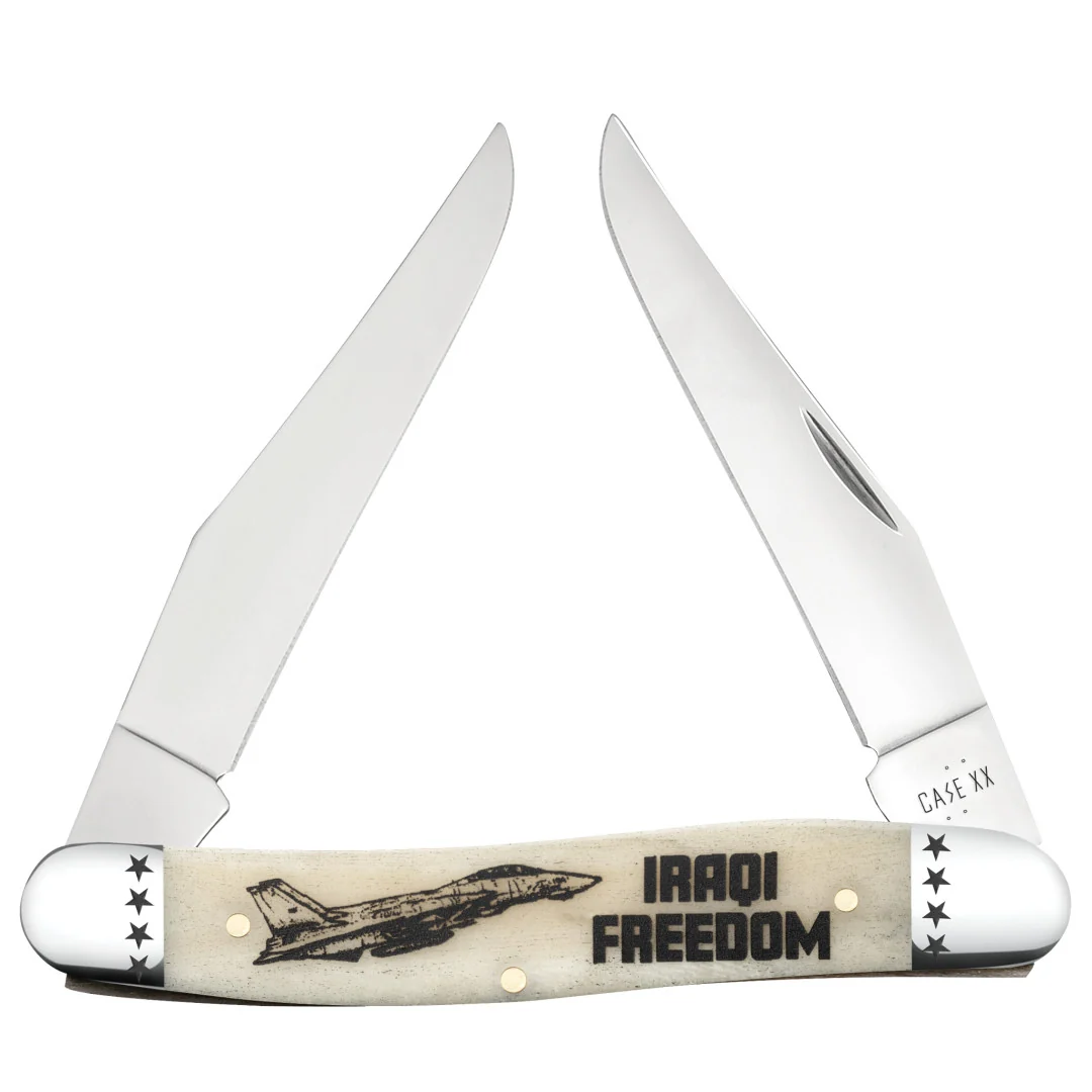 War Series Iraqi Freedom Smooth Natural Bone Muskrat
