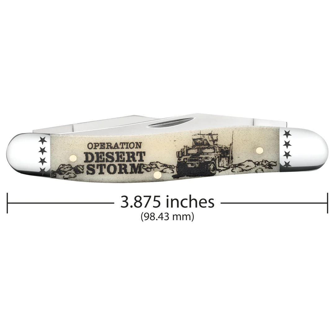 War Series Desert Storm Smooth Natural Bone Muskrat