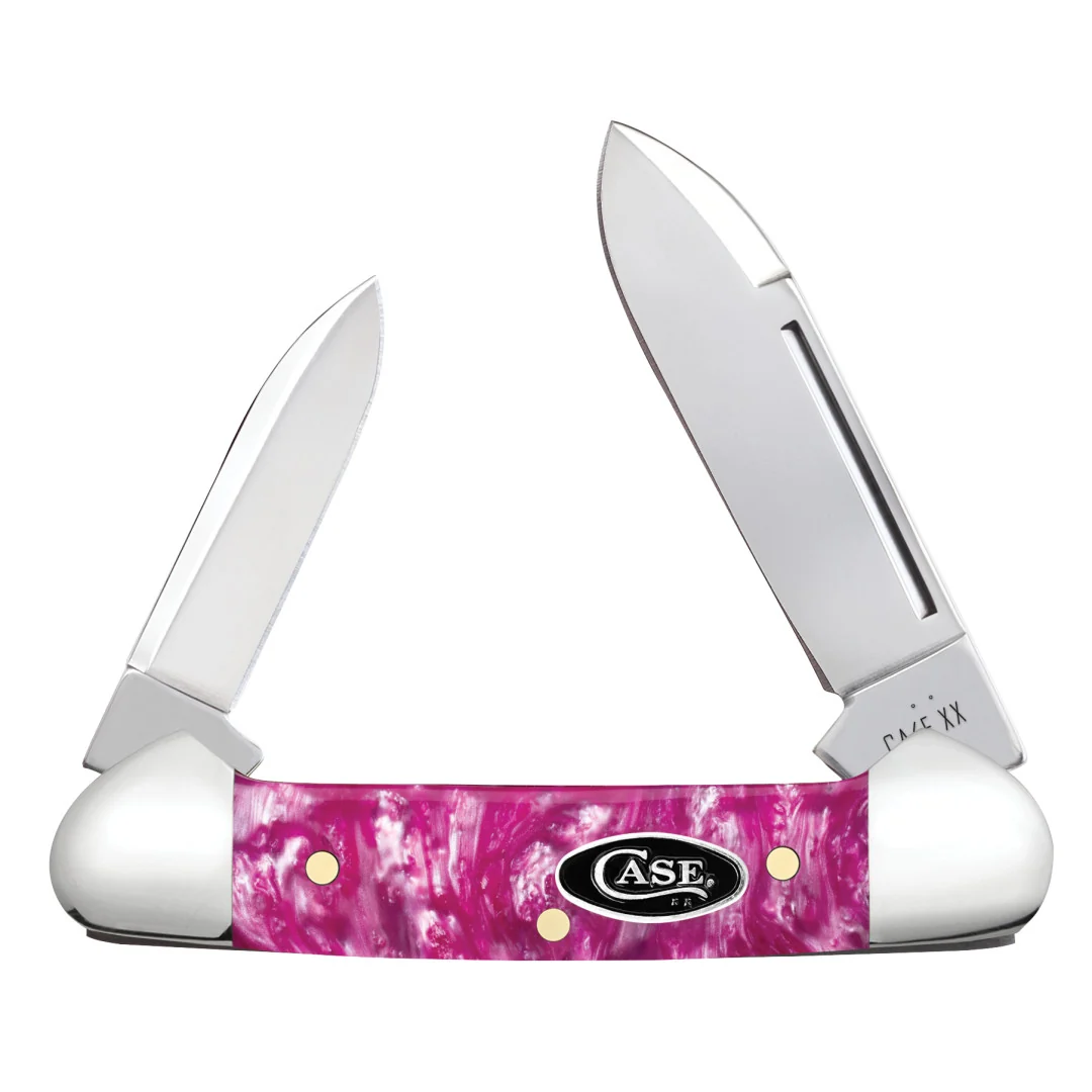 Smooth Pink Crackle Kirinite® Baby Butterbean