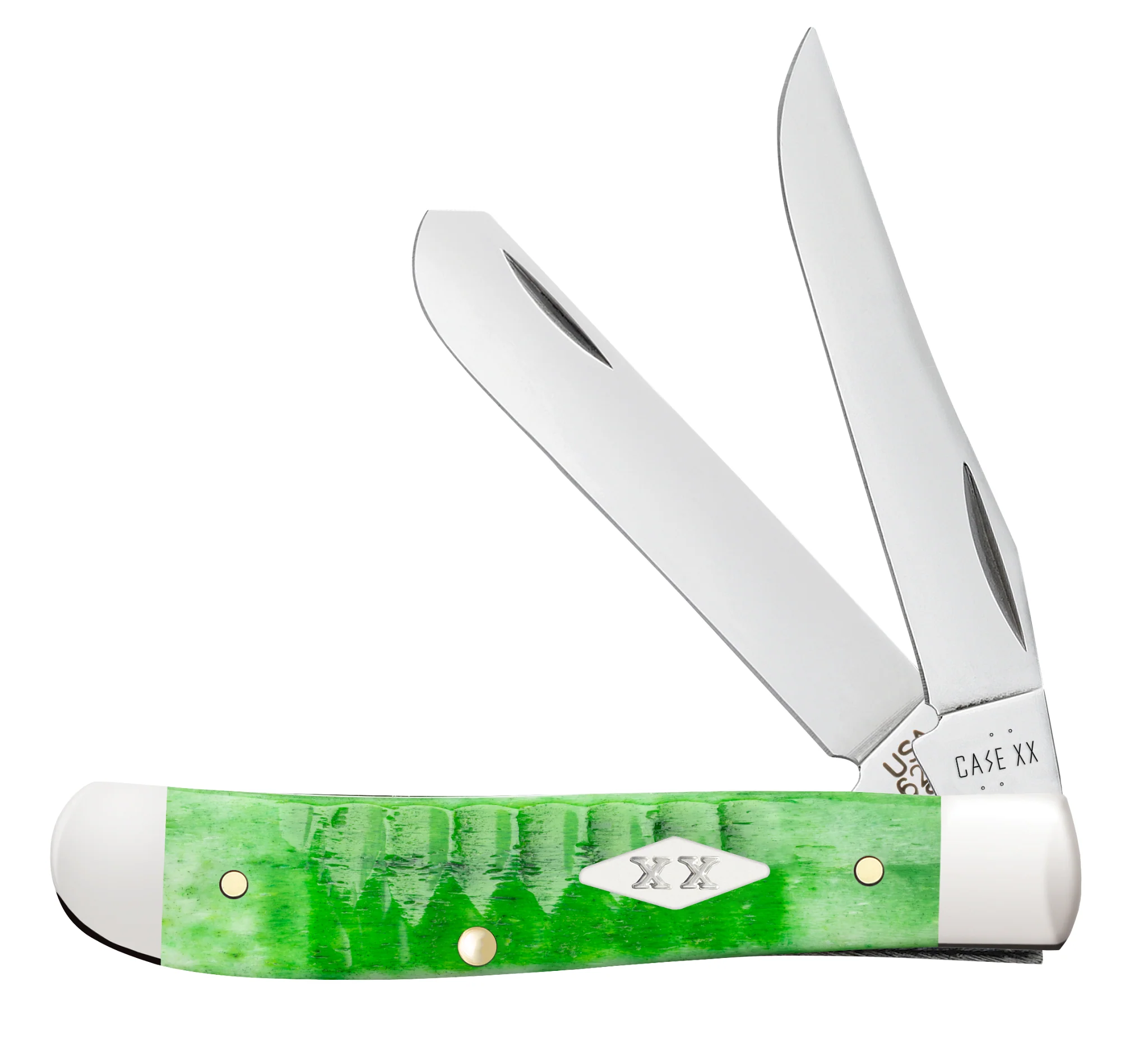 Gator Jigged Bright Green Bone Mini Trapper
