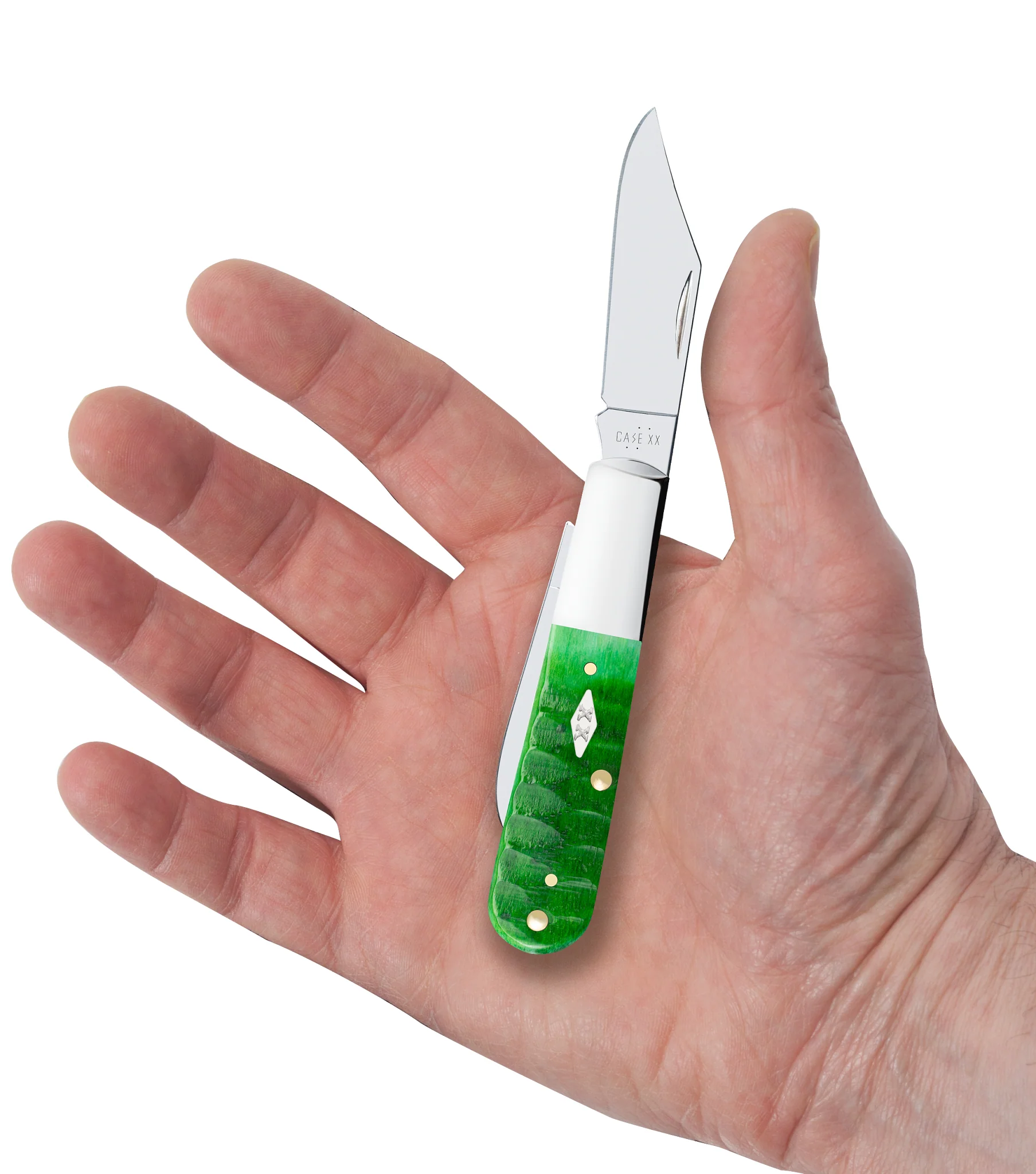 Gator Jigged Bright Green Bone Barlow 5 Gator Jigged Bright Green Bone Barlow