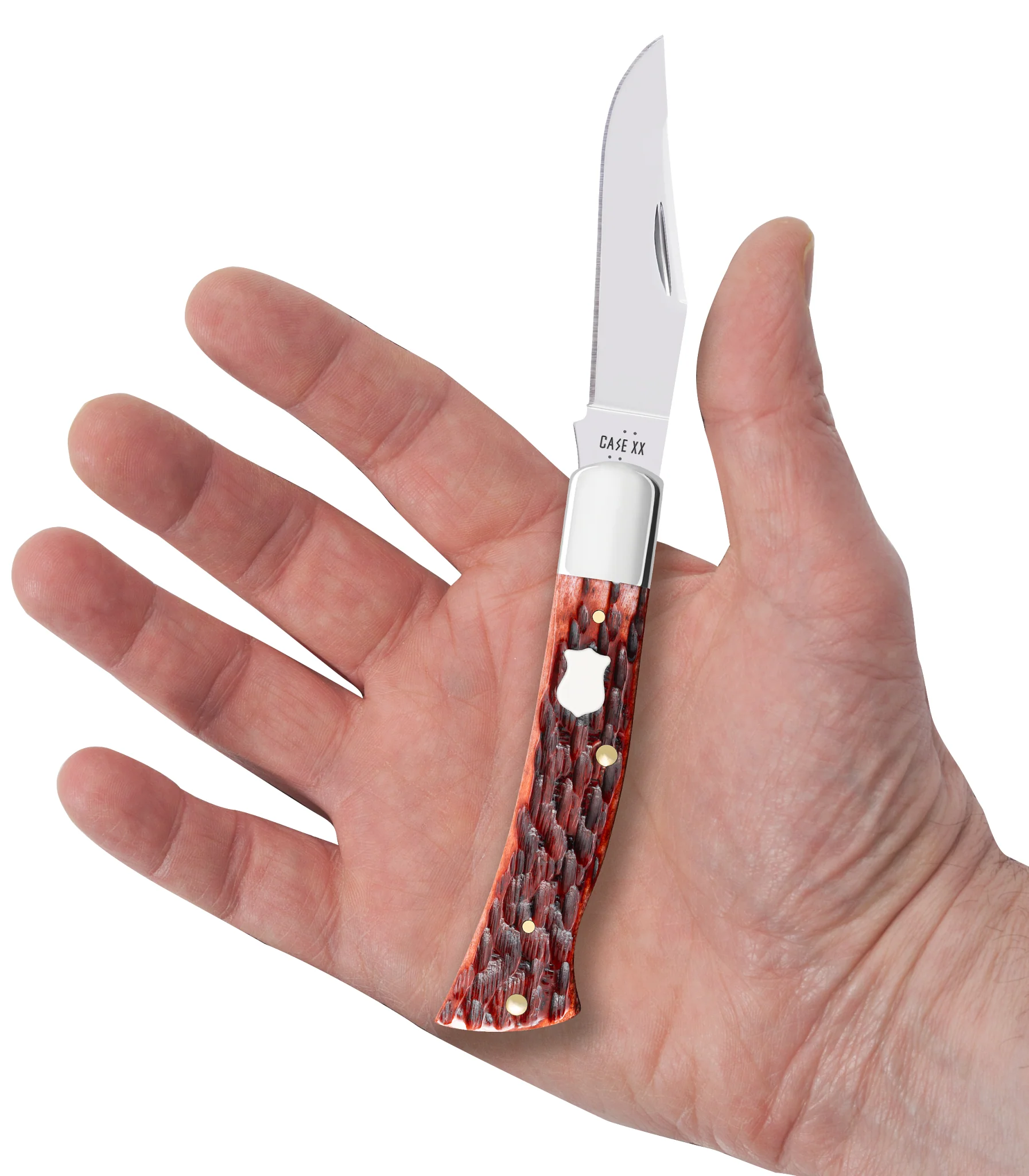 Pocket Worn® Peach Seed Jig Mahogany Bone Case Axe Handle® 6 Pocket Worn® Peach Seed Jig Mahogany Bone Case Axe Handle®