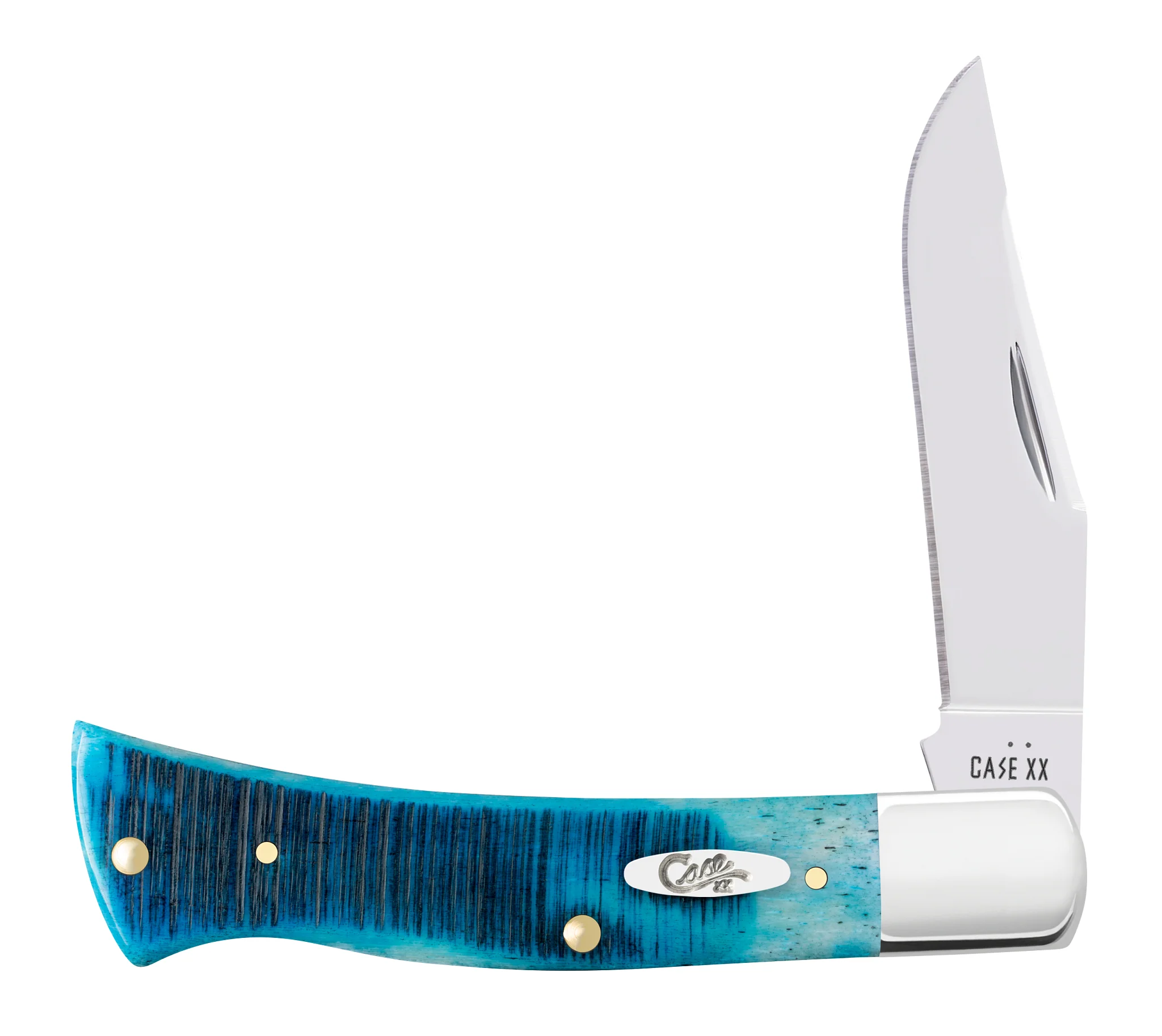 Sawcut Jigged Caribbean Blue Bone Case Axe Handle®