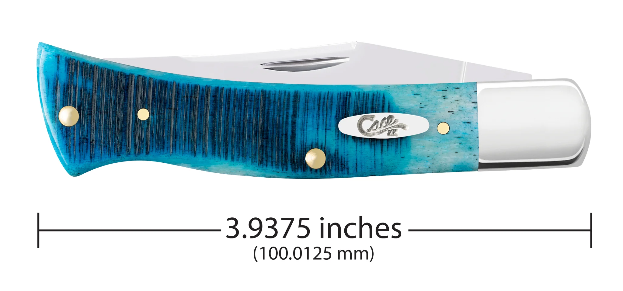 Sawcut Jigged Caribbean Blue Bone Case Axe Handle®
