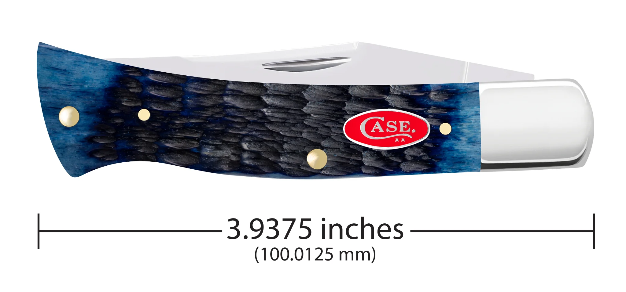 Rogers Jigged Navy Blue Bone Case Axe Handle®