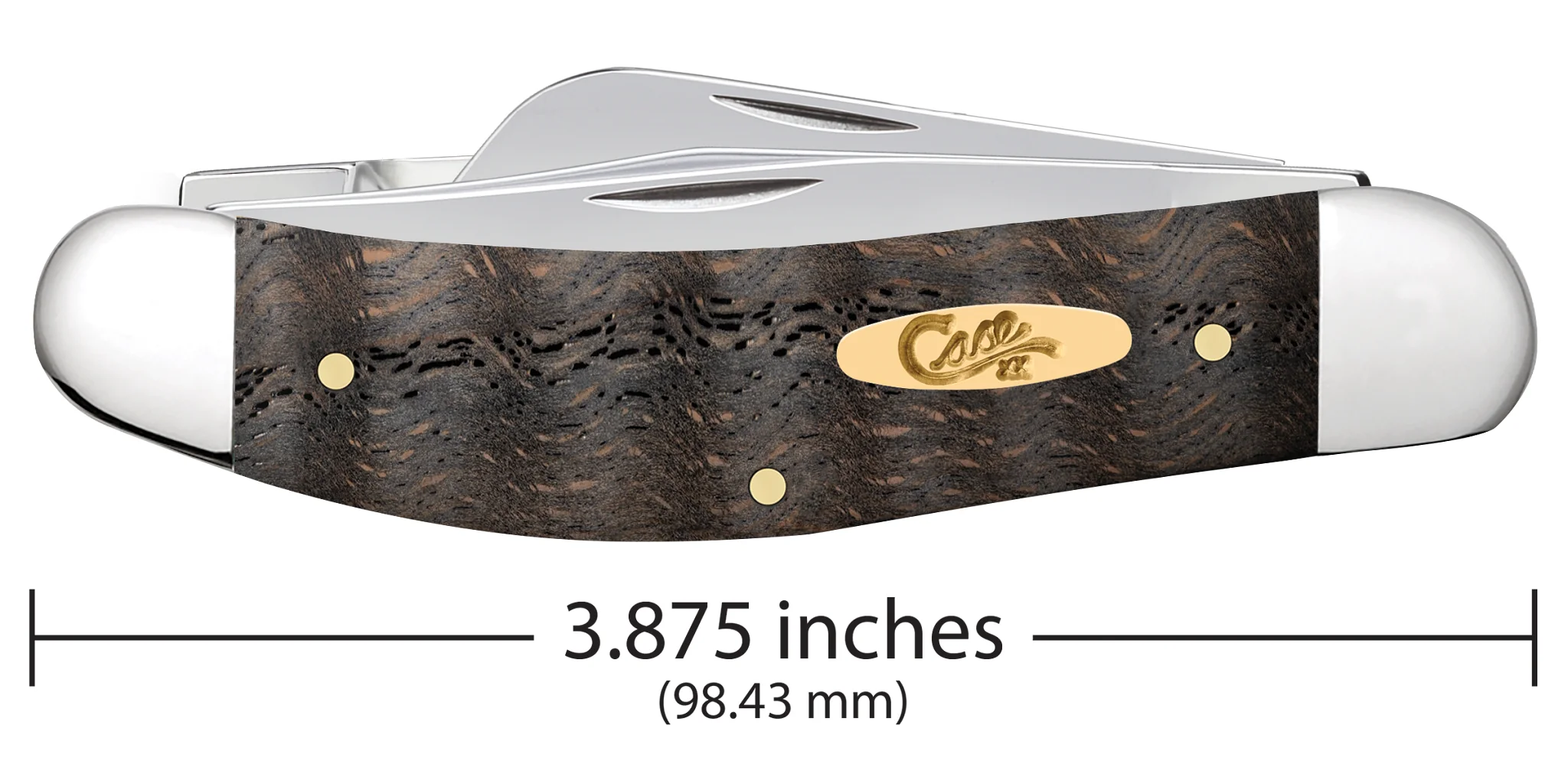 Smooth Black Curly Oak Wood Sowbelly