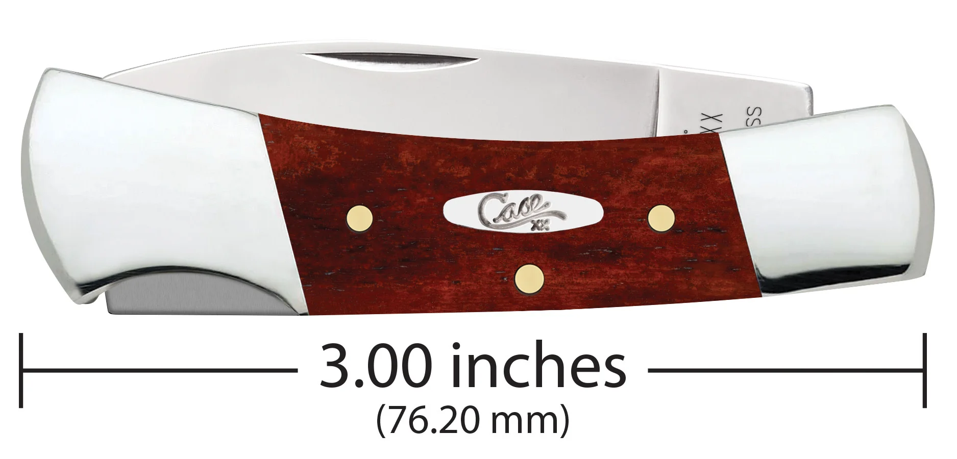 Smooth Chestnut Bone Lockback