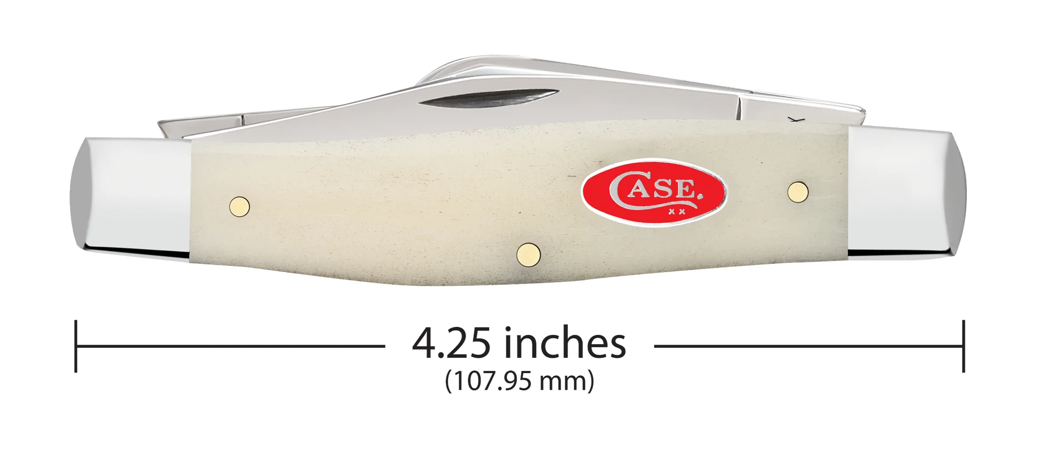 Smooth Natural Bone Large Stockman