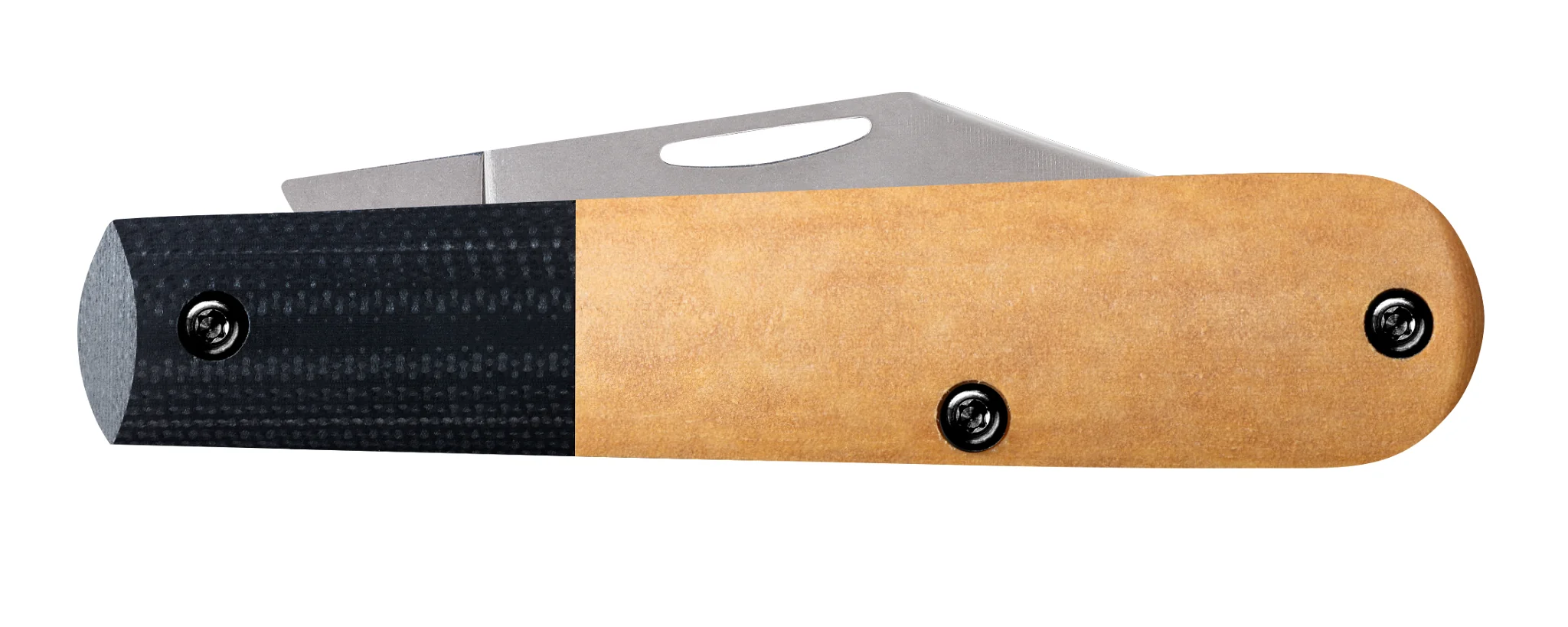 Crossroads™ Smooth Maple Valley Richlite® w/Black G-10 XR Barlow 4 Crossroads™ Smooth Maple Valley Richlite® w/Black G-10 XR Barlow