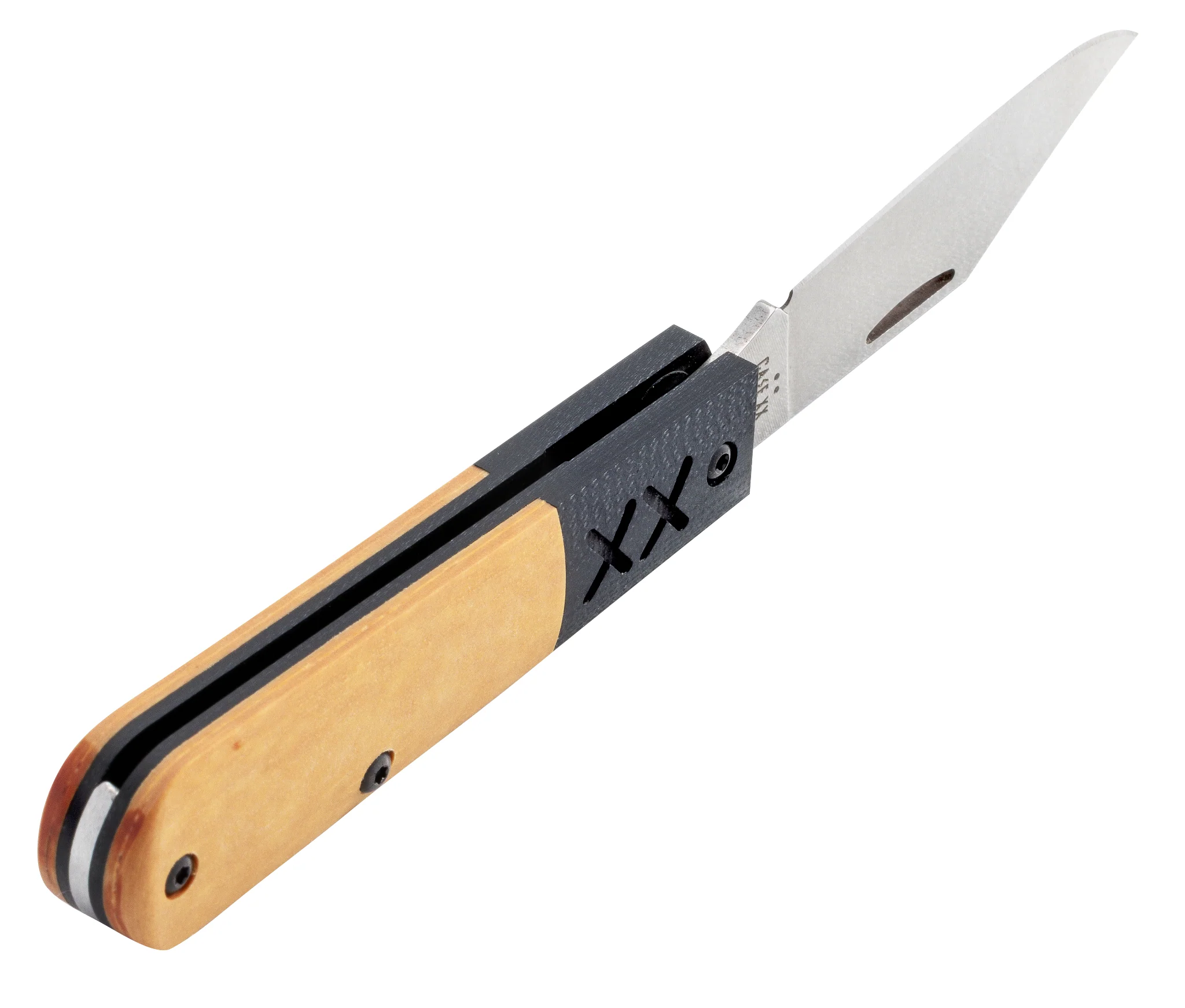 Crossroads™ Smooth Maple Valley Richlite® w/Black G-10 XR Barlow 7 Crossroads™ Smooth Maple Valley Richlite® w/Black G-10 XR Barlow
