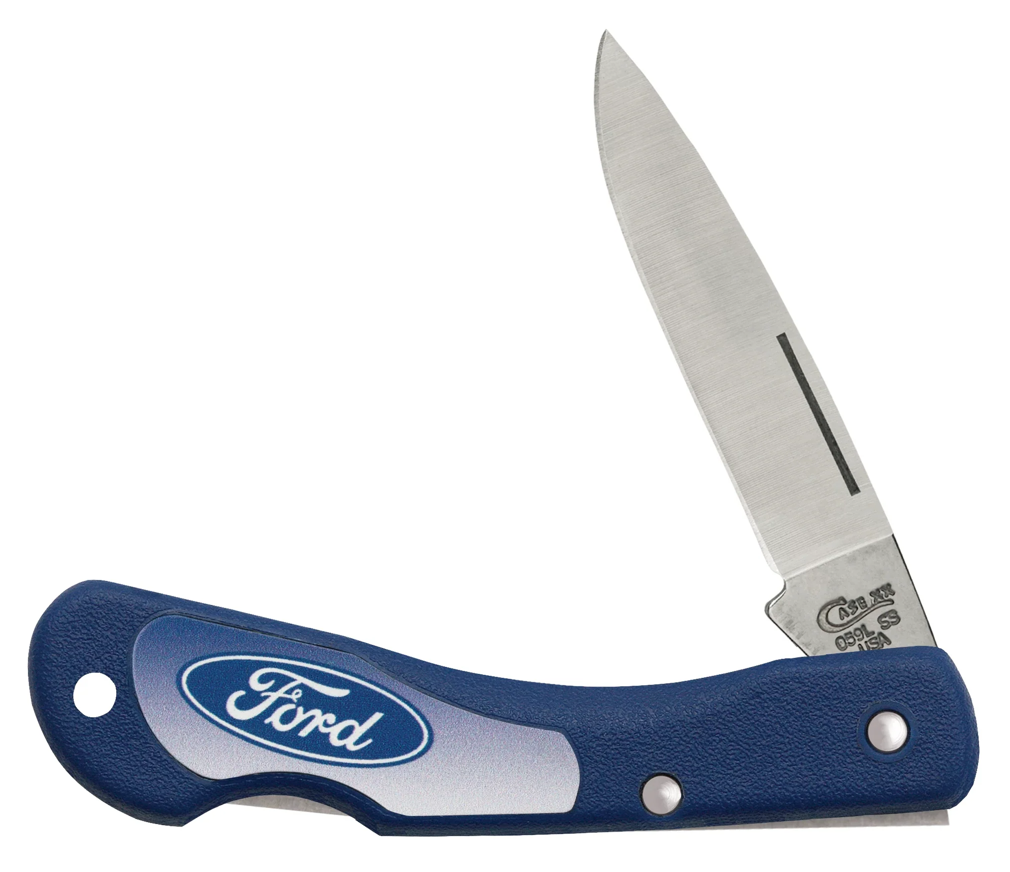 Ford Embellished Smooth Blue Synthetic Mini Blackhorn®  with Imprinted Inlay