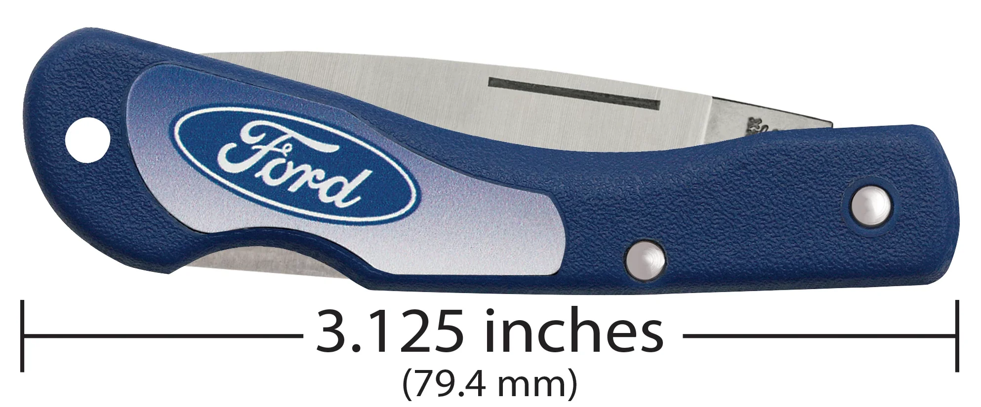 Ford Embellished Smooth Blue Synthetic Mini Blackhorn®  with Imprinted Inlay