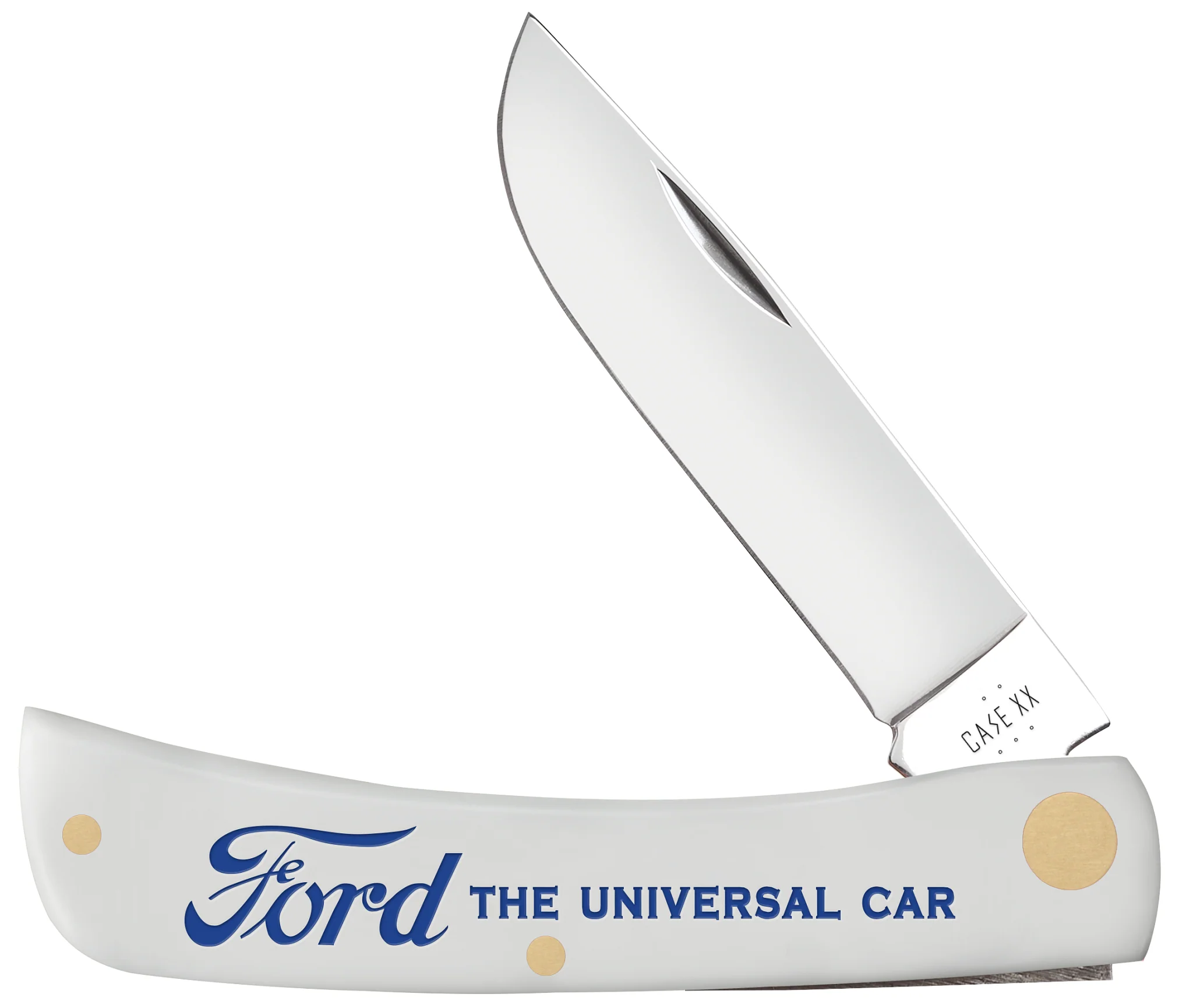 Ford Embellished Smooth White Synthetic Sod Buster® Jr 15 Ford Embellished Smooth White Synthetic Sod Buster® Jr