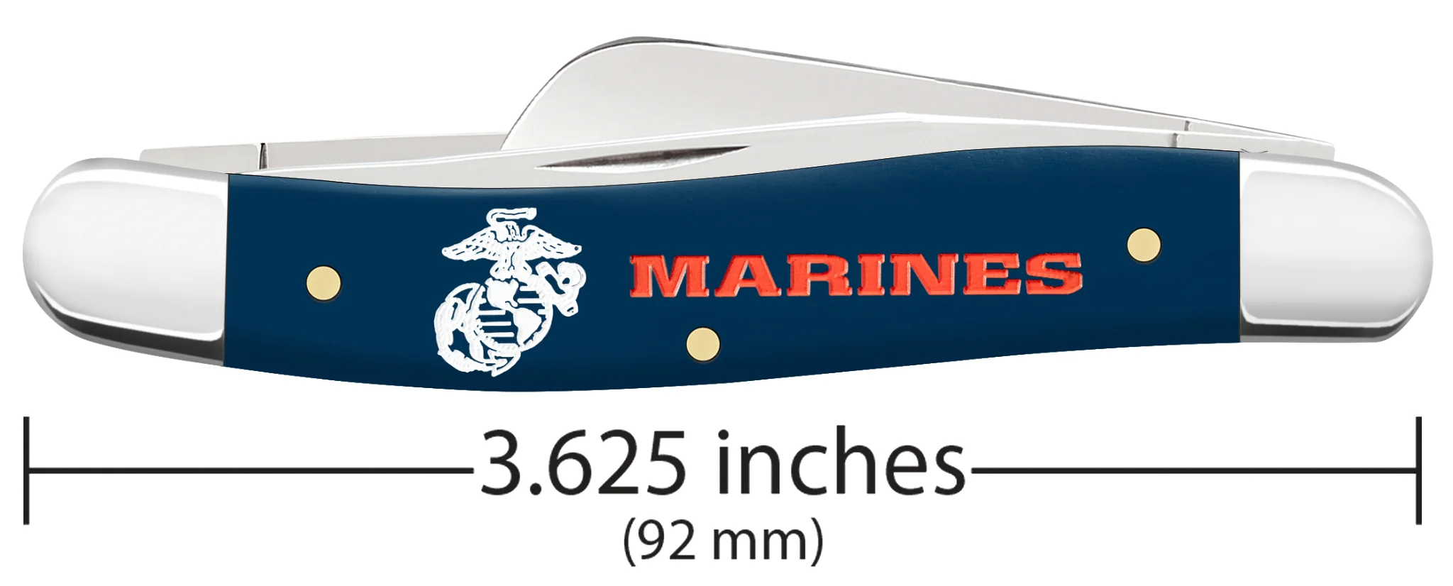 USMC® Embellished Navy Blue Synthetic Smooth Medium Stockman Gift Set 2 USMC® Embellished Navy Blue Synthetic Smooth Medium Stockman Gift Set