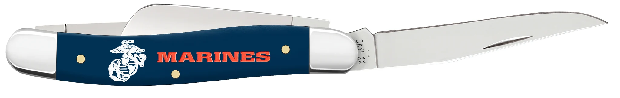 USMC® Embellished Navy Blue Synthetic Smooth Medium Stockman Gift Set 4 USMC® Embellished Navy Blue Synthetic Smooth Medium Stockman Gift Set