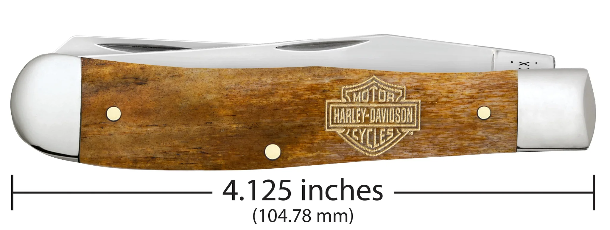 Harley Davidson® Embellished Smooth Antique Bone Trapper