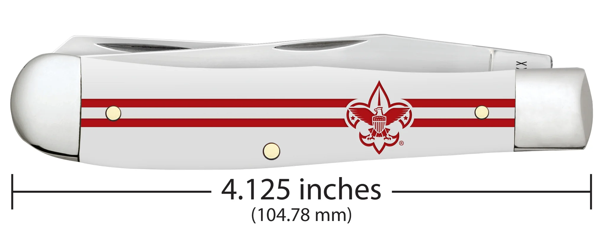 Scouting America™ Embellished Smooth White Synthetic Trapper