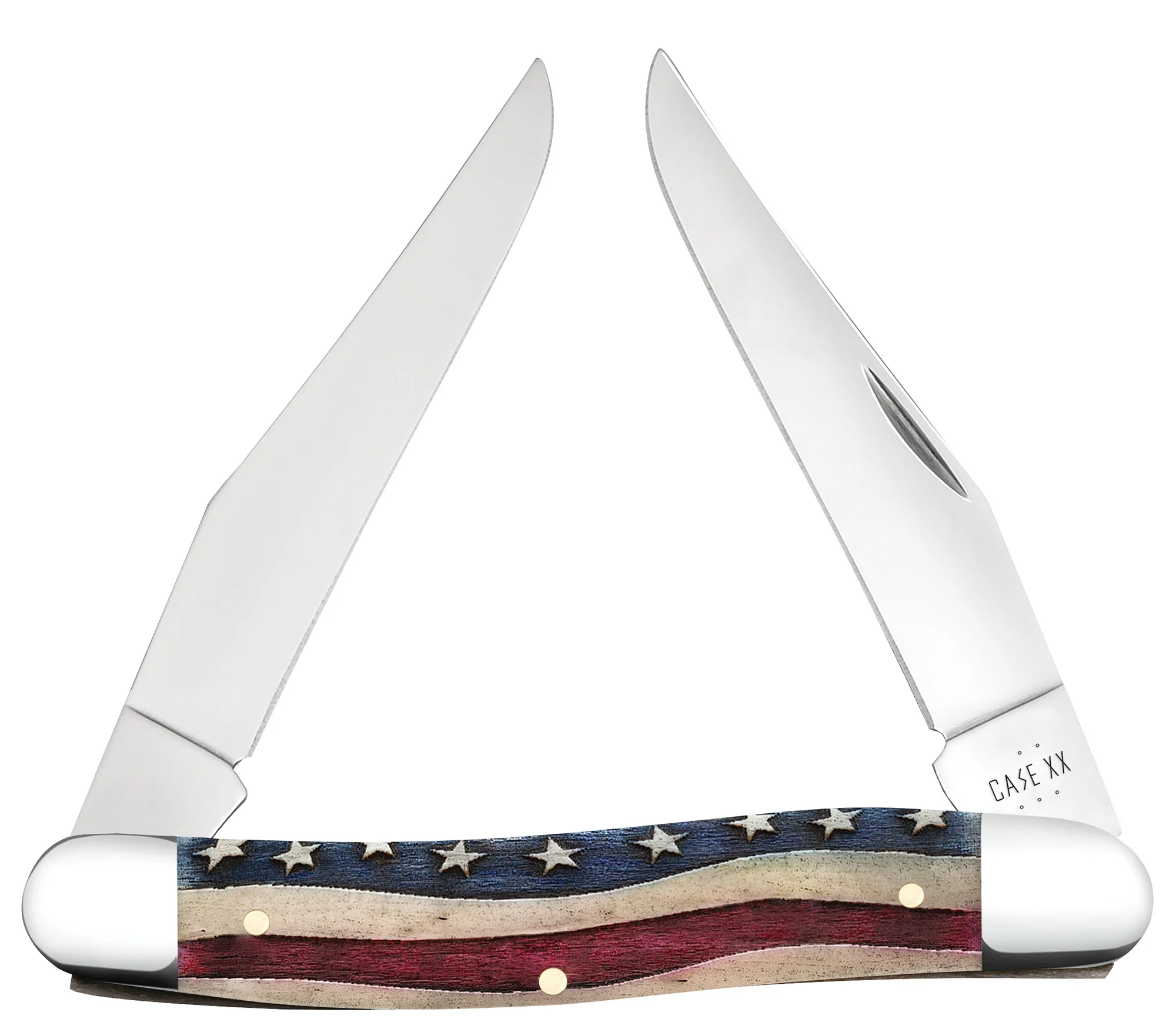 Star Spangled Series Embellished Smooth Natural Bone Muskrat