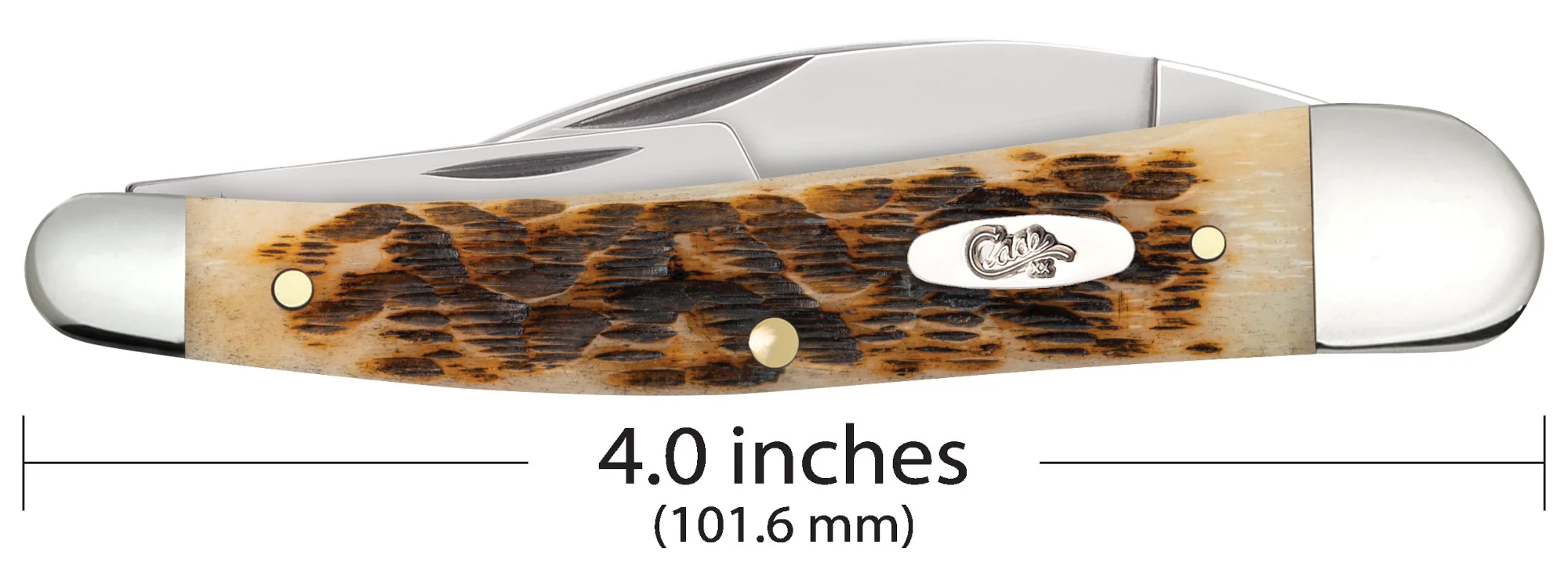 Peach Seed Jig Amber Bone CS Seahorse Whittler