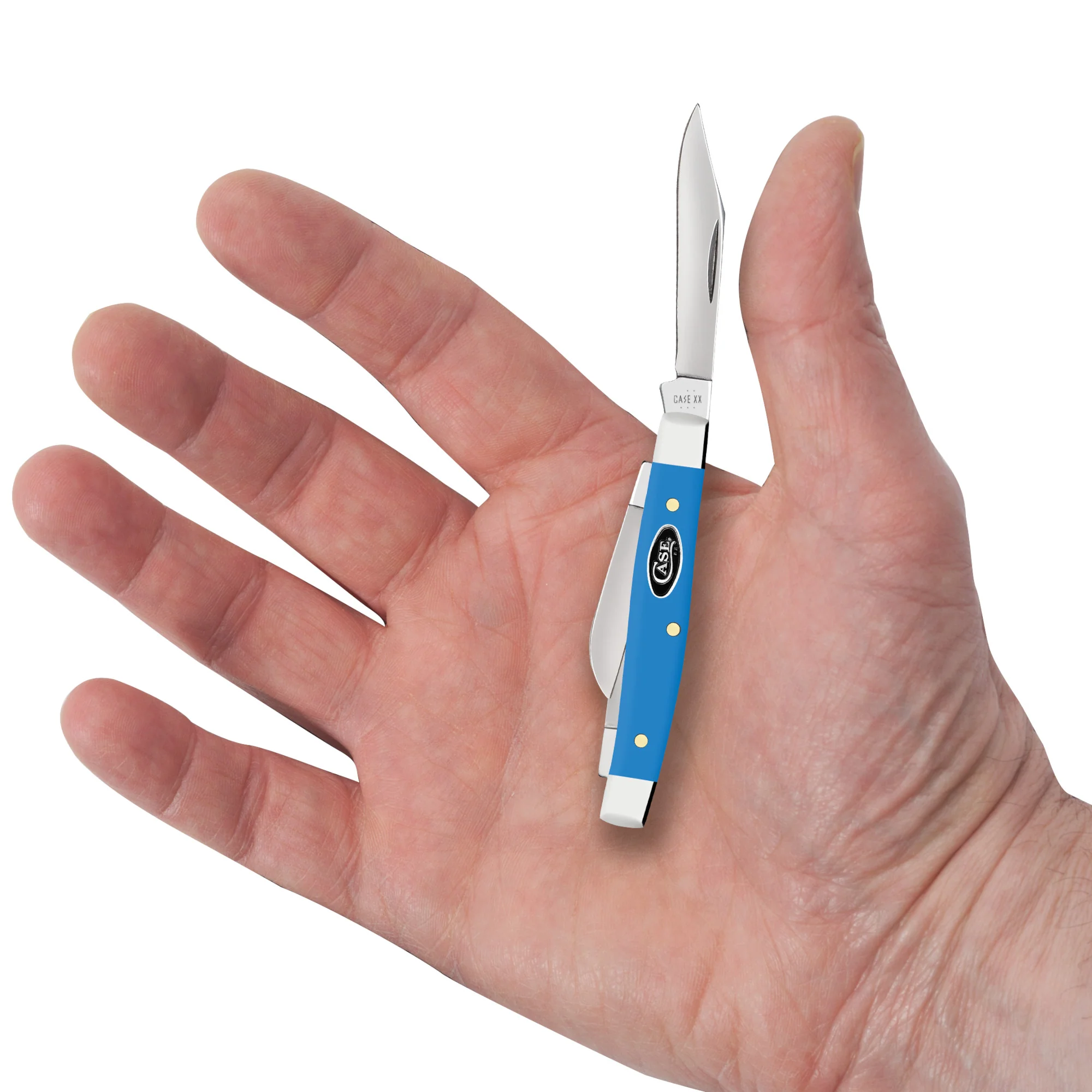 Smooth Light Blue Synthetic Small Stockman 5 Smooth Light Blue Synthetic Small Stockman