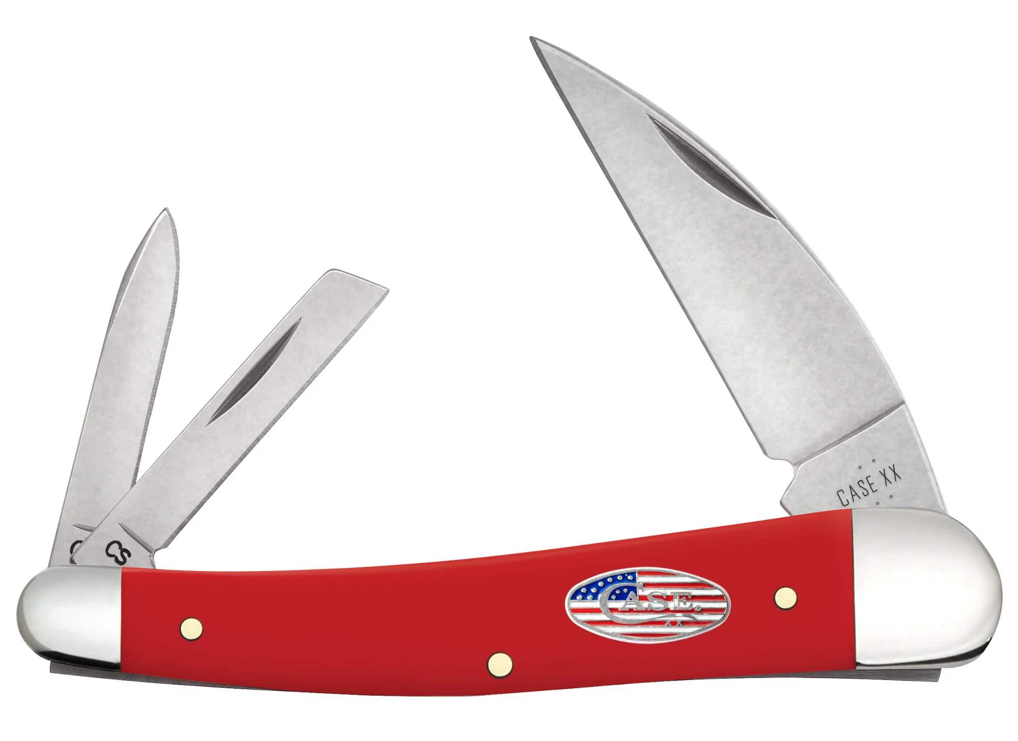 Smooth Red Synthetic American Workman CS Seahorse Whittler 11 Smooth Red Synthetic American Workman CS Seahorse Whittler