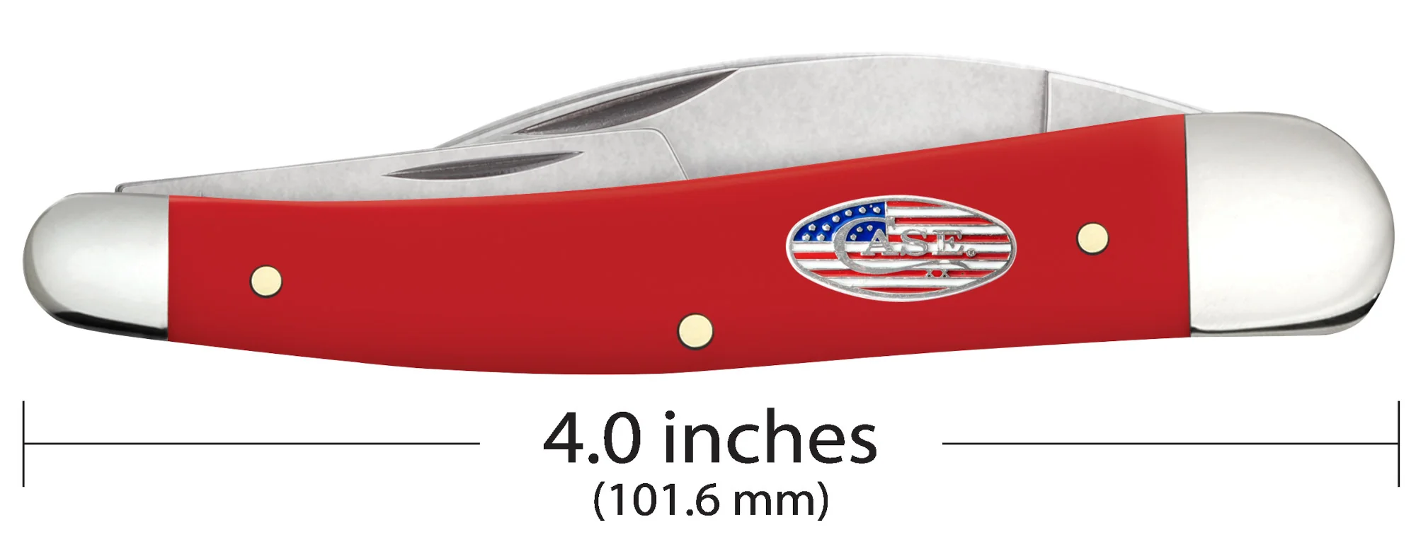 Smooth Red Synthetic American Workman CS Seahorse Whittler 2 Smooth Red Synthetic American Workman CS Seahorse Whittler