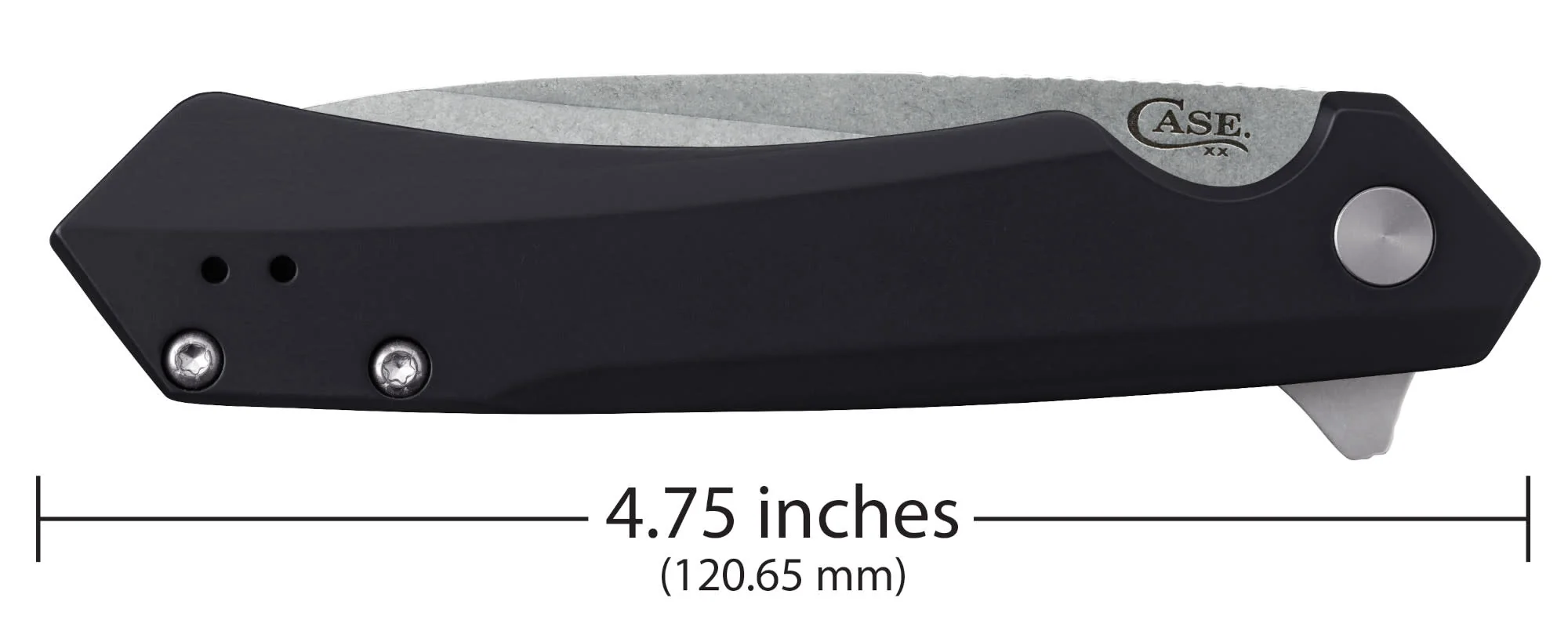 Black Anodized Aluminum Kinzua® with Serrated Blade