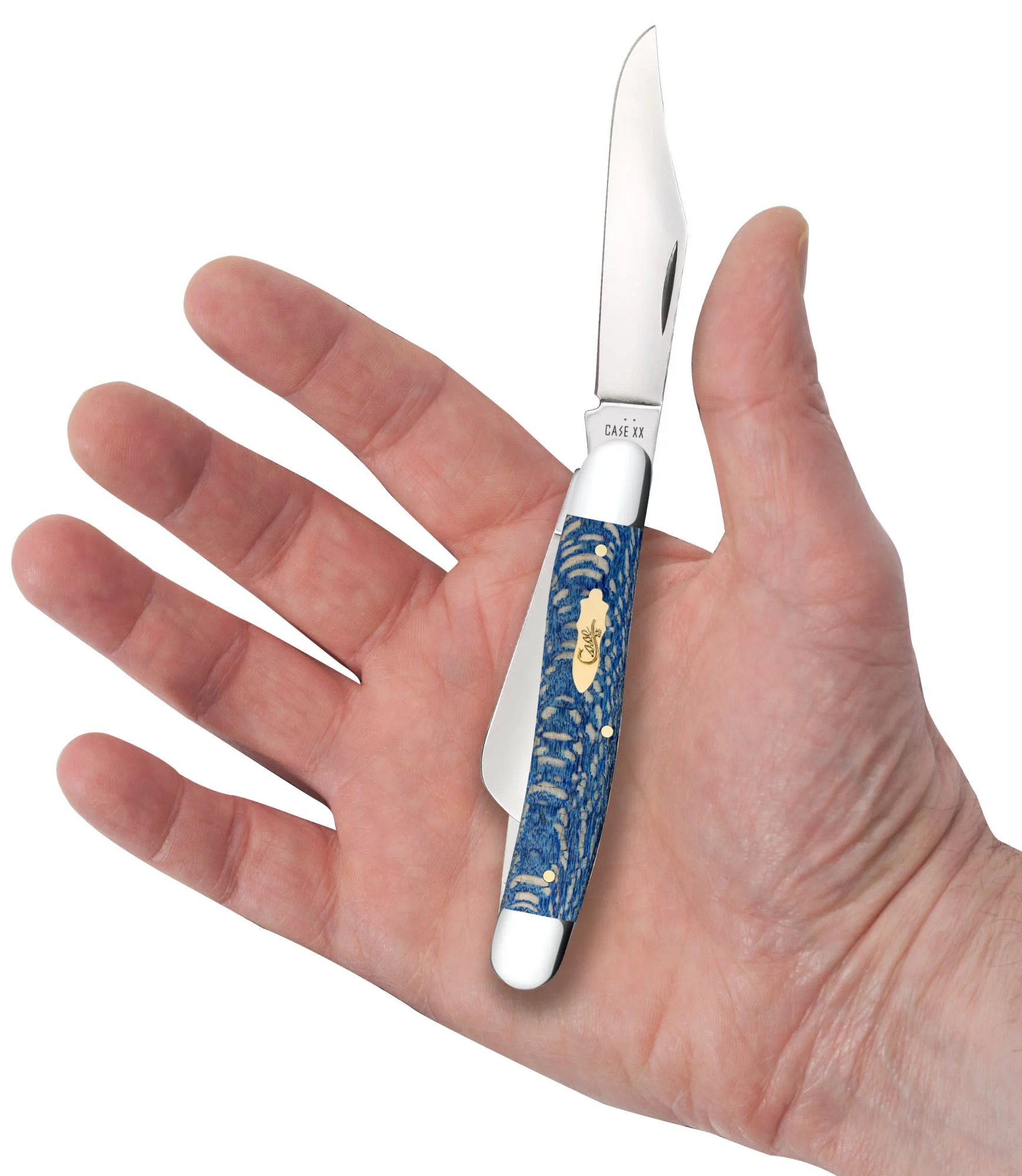 Smooth Blue Sycamore Wood Stockman 5 Smooth Blue Sycamore Wood Stockman