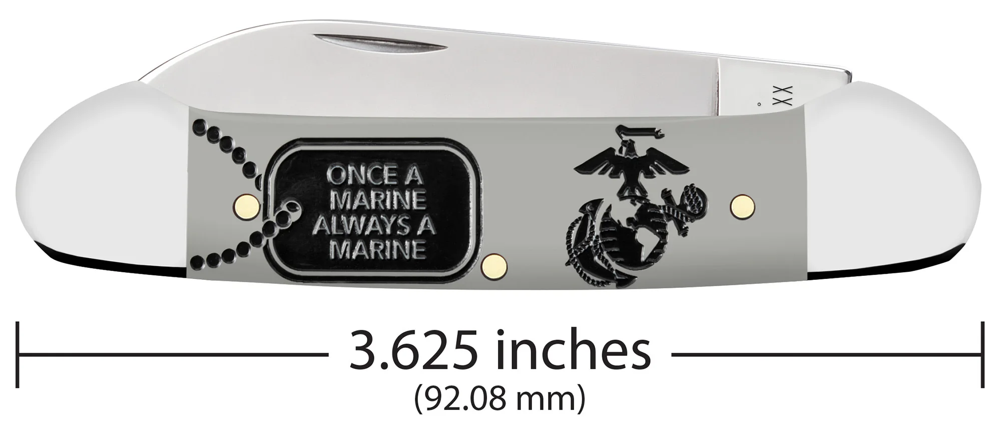 USMC® Embellished Smooth Gray Synthetic Canoe