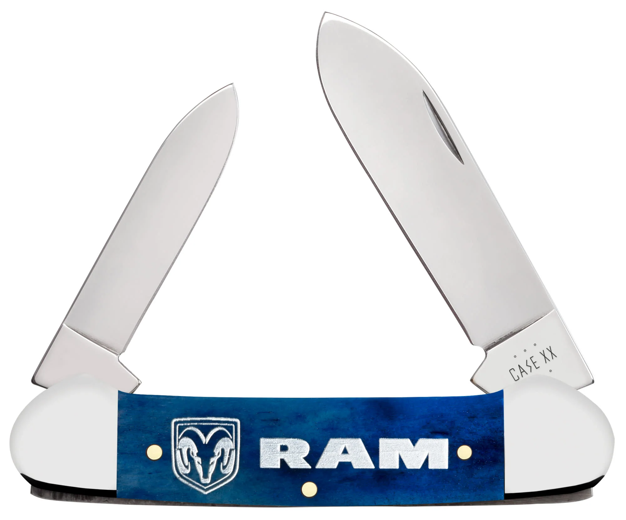 Ram® Embellished Smooth Navy Blue Bone Canoe