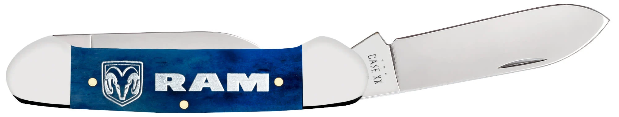 Ram® Embellished Smooth Navy Blue Bone Canoe 4 Ram® Embellished Smooth Navy Blue Bone Canoe