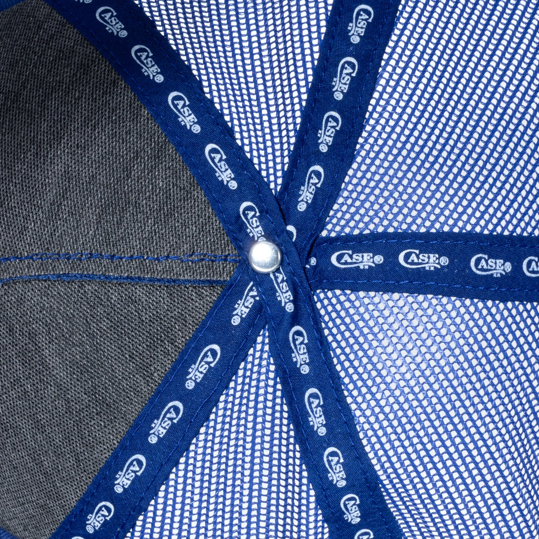 Blue 5 Panel Cap with Rope