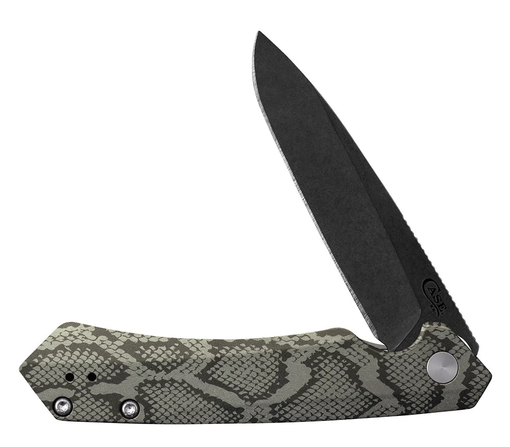 Embellished OD Green Anodized Aluminum Kinzua® with DLC Spear Blade