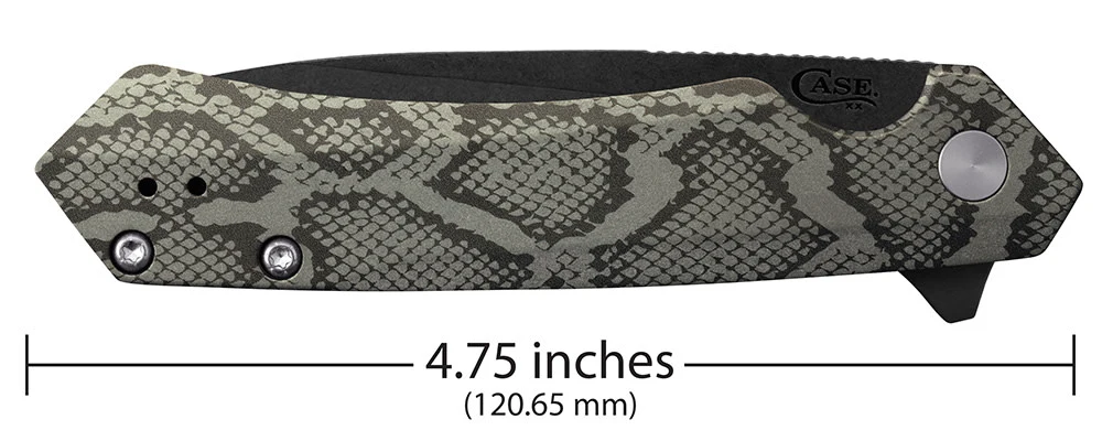 Embellished OD Green Anodized Aluminum Kinzua® with DLC Spear Blade