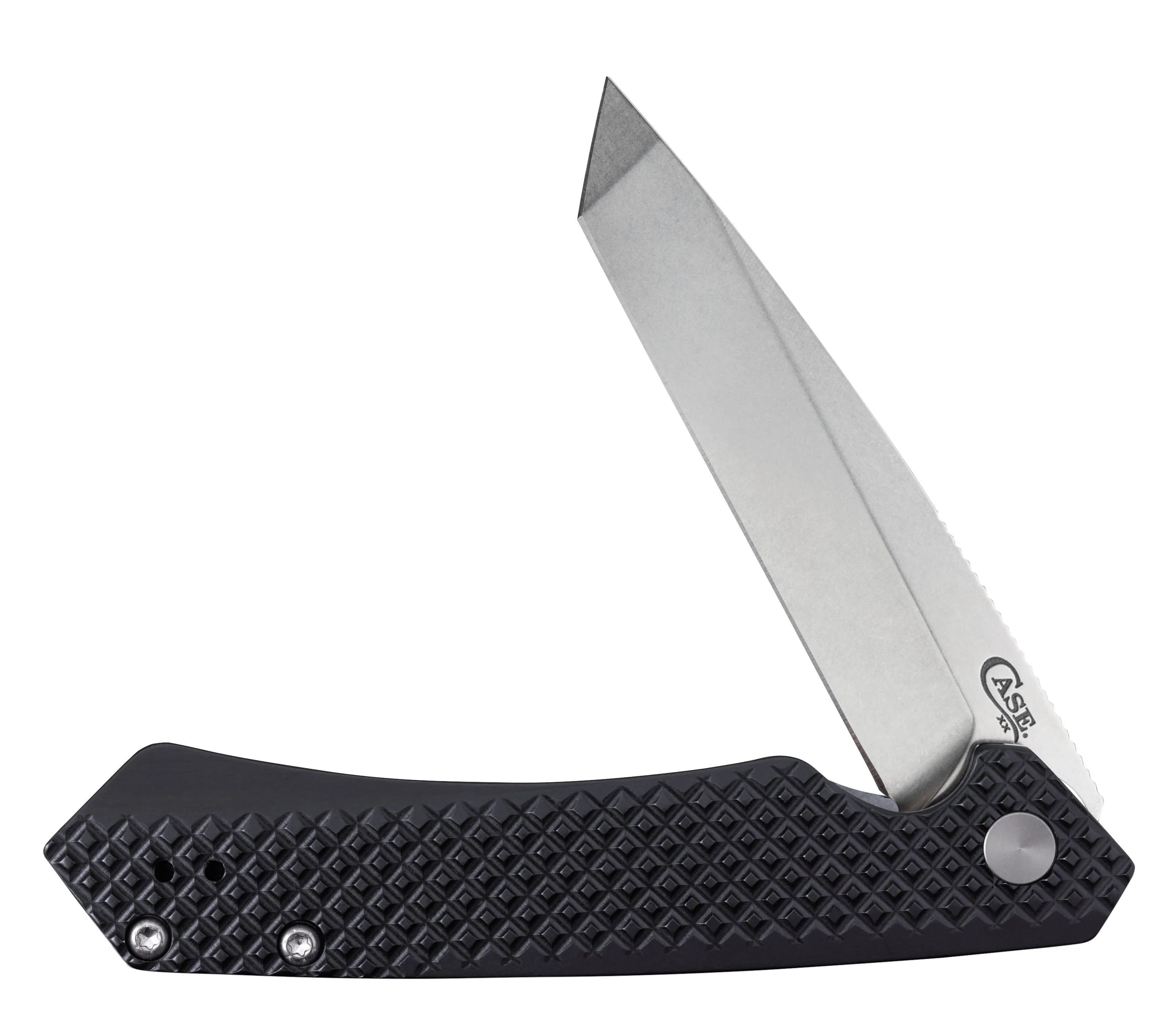 Embellished Black Anodized Aluminum Kinzua® with Tanto Blade