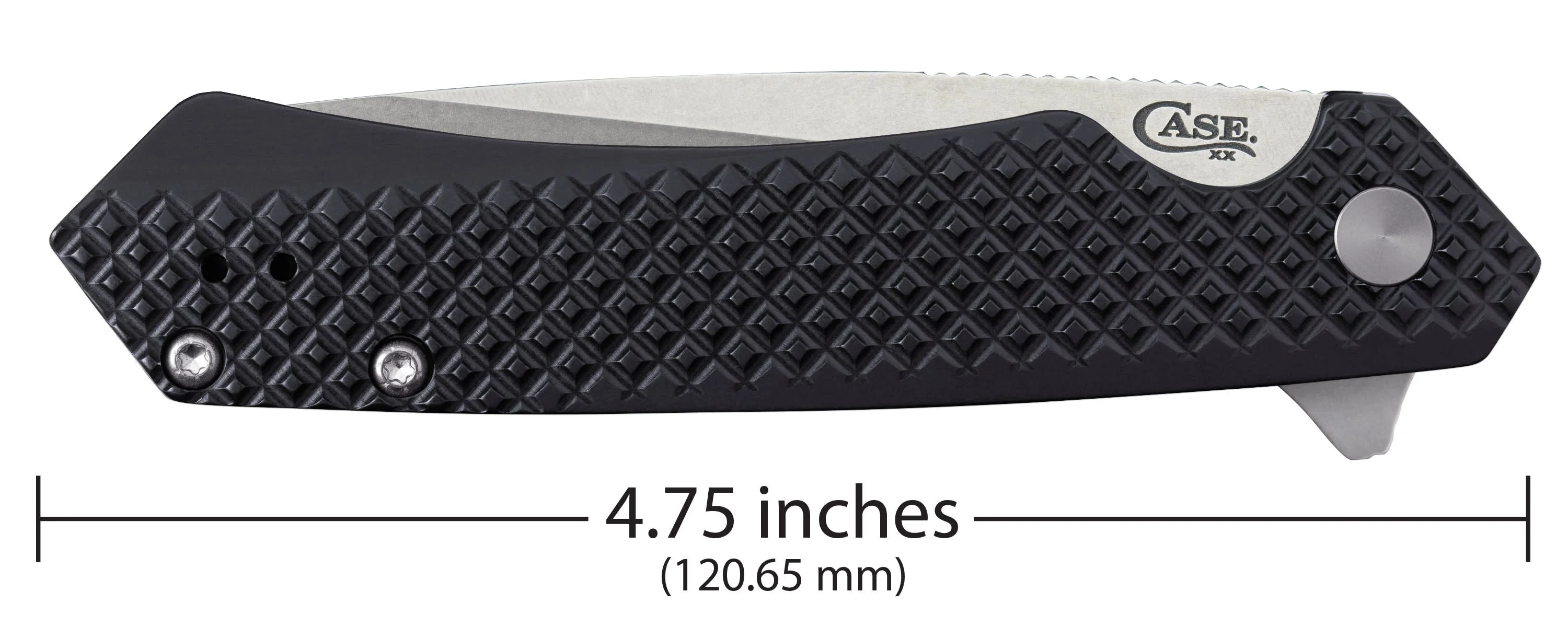 Embellished Black Anodized Aluminum Kinzua® with Tanto Blade