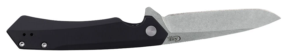 Black Anodized Aluminum Kinzua® with Spear Blade 4 Black Anodized Aluminum Kinzua® with Spear Blade