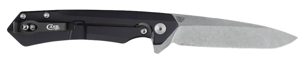 Black Anodized Aluminum Kinzua® with Spear Blade 5 Black Anodized Aluminum Kinzua® with Spear Blade