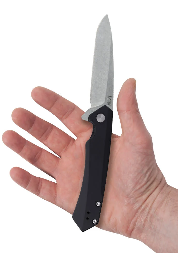 Black Anodized Aluminum Kinzua® with Spear Blade 6 Black Anodized Aluminum Kinzua® with Spear Blade